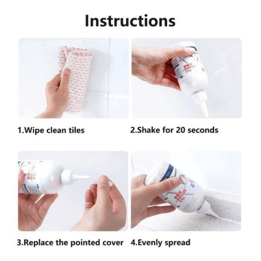 (280ml)tile Reform Glue Tiles Gap Filler Agent | Waterproof Grout Sealant Adhesive Adhesive